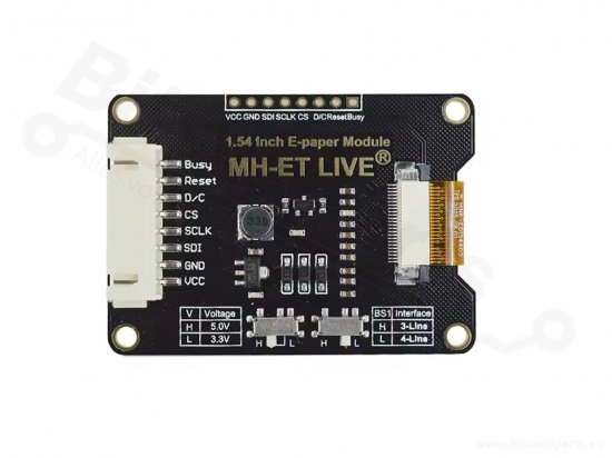 Display E-Paper 1,54inch 200x200px MH-ET Live black/red with controller